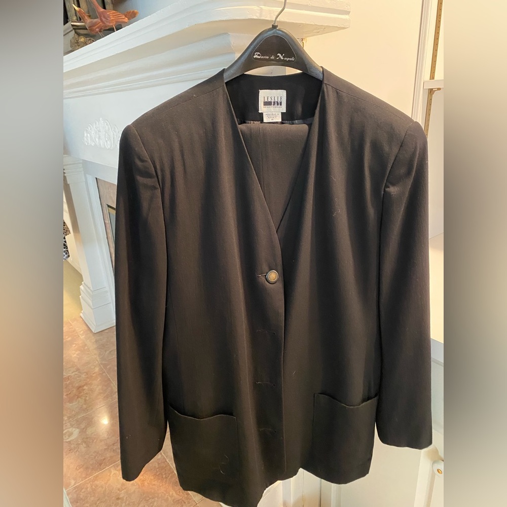 Vintage black pantsuit